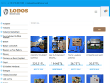 Tablet Screenshot of lodoselektronik.com